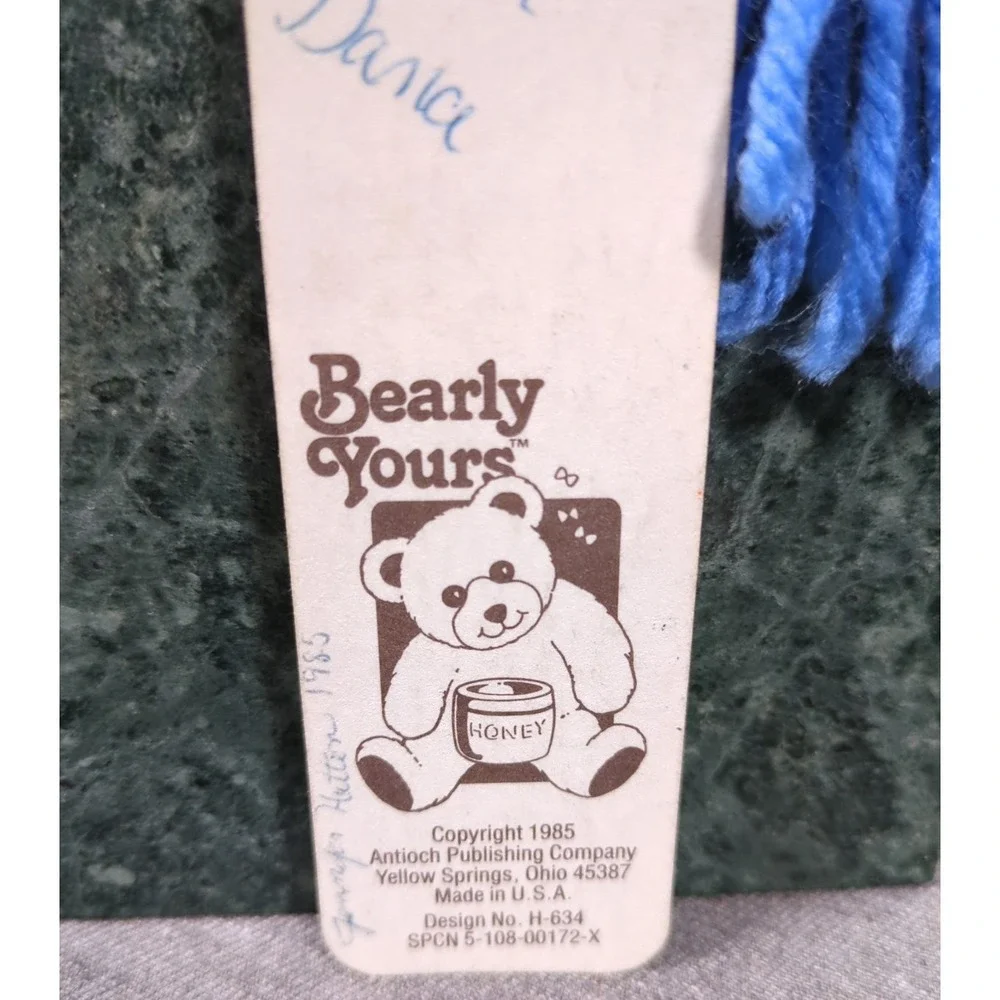 Vtg 1985 ANTIOCH Bearly Yours BOOKMARK 1985 The Best Times are Shared by Friends